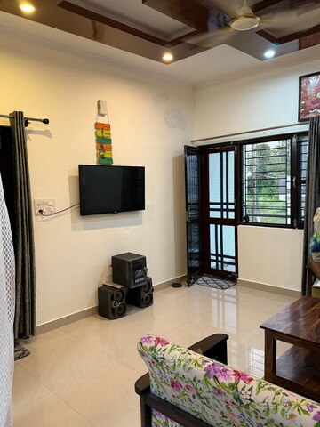 Living Room in 3 BHK Builder Floor at Golden Arcadia Hillocks, Danion Ka Danda – for Rent