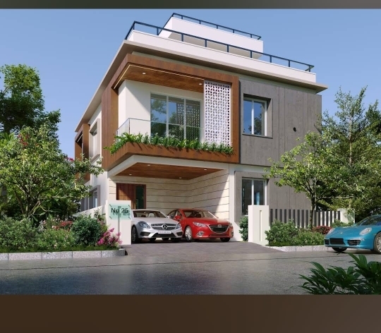 3 BHK + Pooja Room,Servant Room,Study Room,Extra Room Villa For Sale in Bongloor