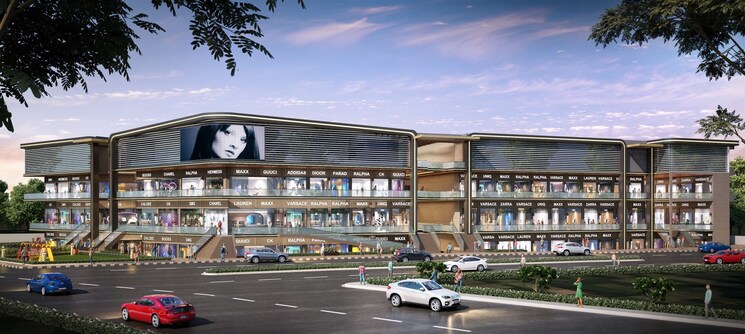 Exterior View, trg-the-mall Commercial Shop 220 Sq.Ft. In Nai Basti Dundahera Ghaziabad 9043480