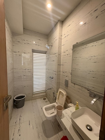 Bathroom in 3 BHK Apartment at Pratik Heights, Ghansoli – for Sale