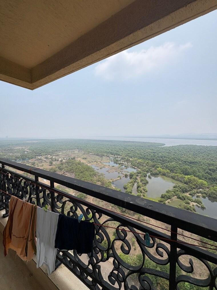 Balcony, pratik-heights 3 Bedroom 1960 Sq.Ft. Apartment In Ghansoli Navi Mumbai 9043473