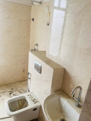 Bathroom in 1 BHK Apartment at Mojika Dream Point, Jhotwara – for Rent
