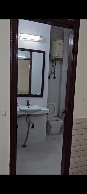 Bathroom in 2 BHK Builder Floor at Lajpat Nagar – for Rent