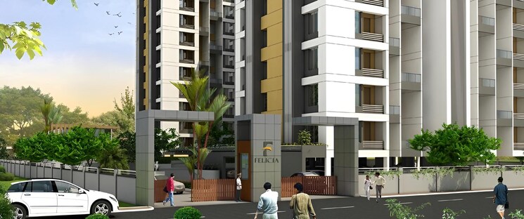 Exterior View, f5-felicia 2 Bedroom 733 Sq.Ft. Apartment In Hadapsar Pune 9043737