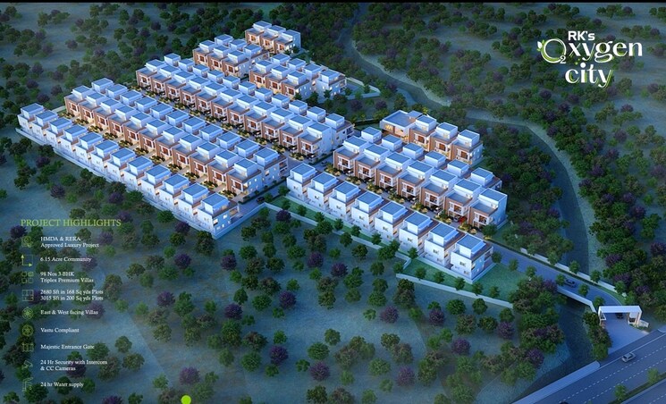 Master Plan, sultanpur 3 Bedroom 3016 Sq.Ft. Villa In Sultanpur Hyderabad 9044099