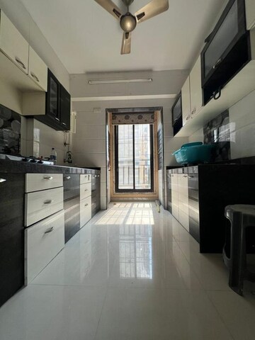 Kitchen in 1 BHK Apartment at Parsik Nagar – for Sale