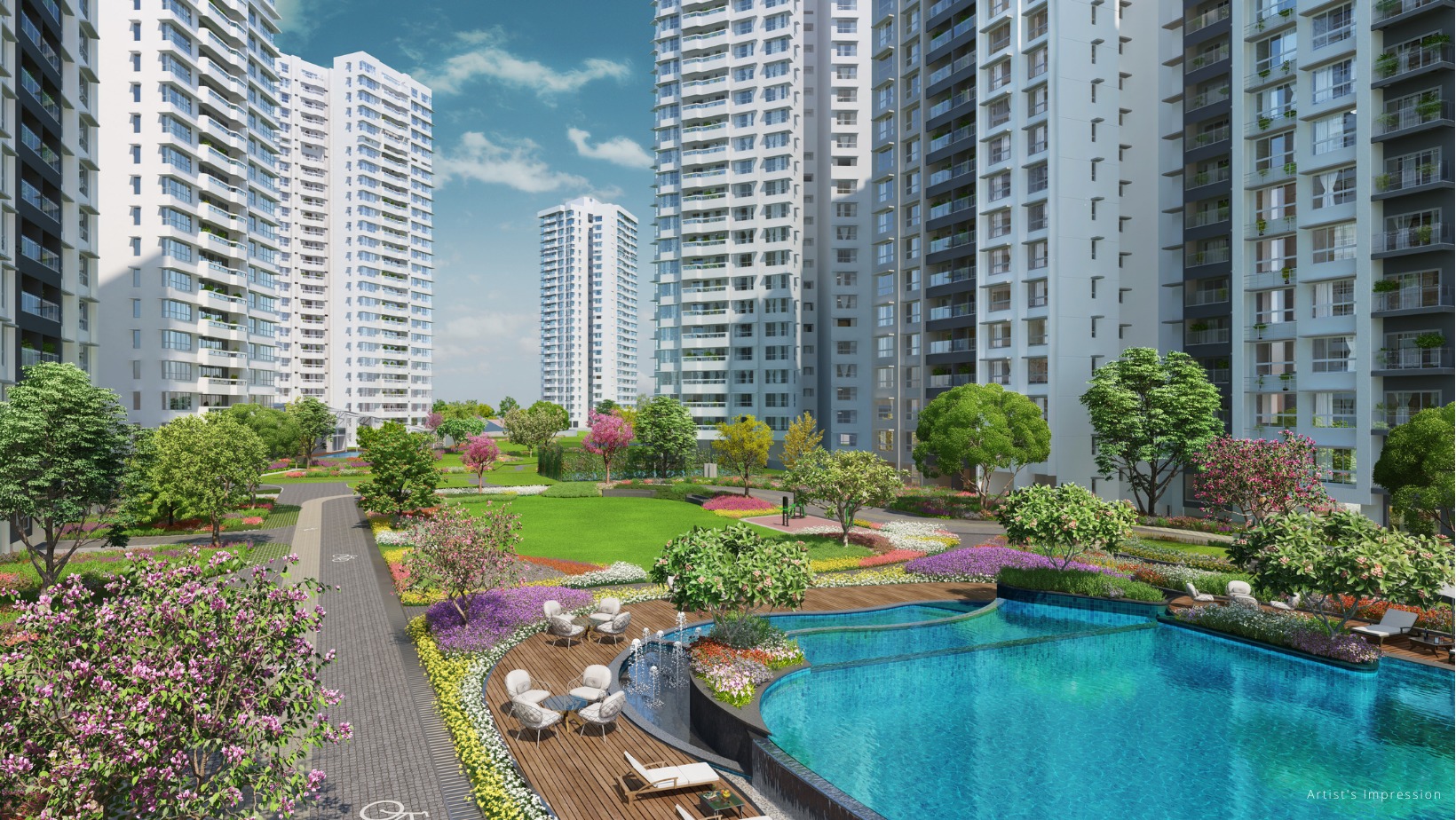 4 BHK + Extra Room Apartment For Rent in L&T Emerald Isle