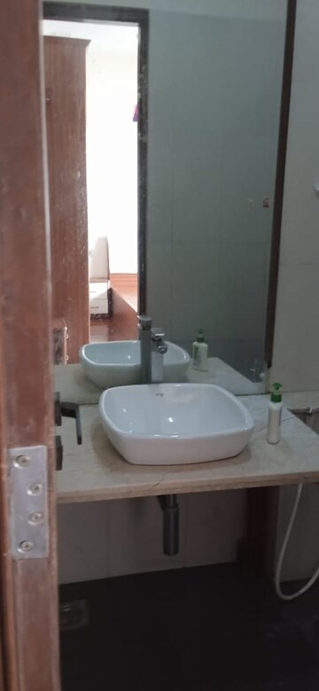 Bathroom in 3 BHK Apartment at Omkar Alta Monte, Malad East – for Rent