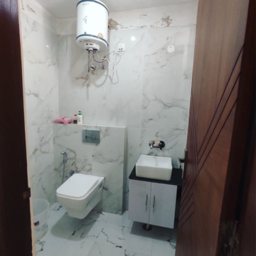 Attached Bathroom in 3 BHK Apartment at Artique Uptown Skylla, International Airport Road – for Rent