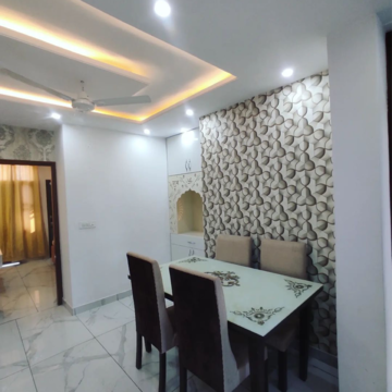 Living Room in 3 BHK Apartment at Artique Uptown Skylla, International Airport Road – for Rent