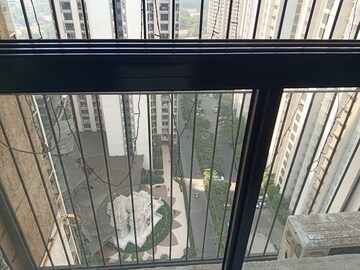 Balcony in 1 BHK Apartment at Lodha Crown Quality Homes, Majiwada – for Rent