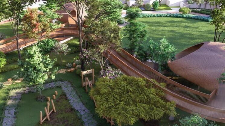 Garden, chandak-highscape-city 2 Bedroom 800 Sq.Ft. Builder Floor In Chembur Mumbai 9044071