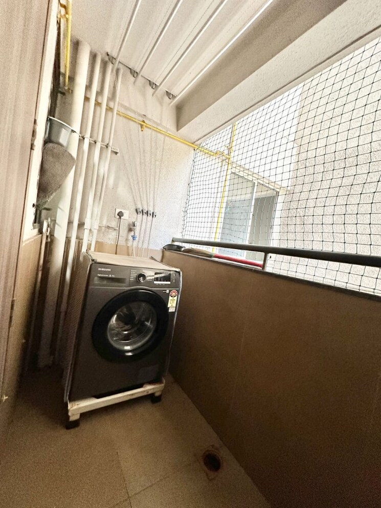 Balcony, 5star-royal-mystic 2 Bedroom 800 Sq.Ft. Apartment In Rahatani Pune 9044225