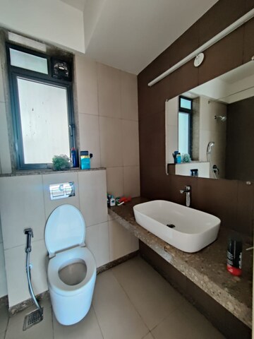Bathroom in 2 BHK Apartment at Shapoorji Pallonji Vicinia, Powai – for Rent