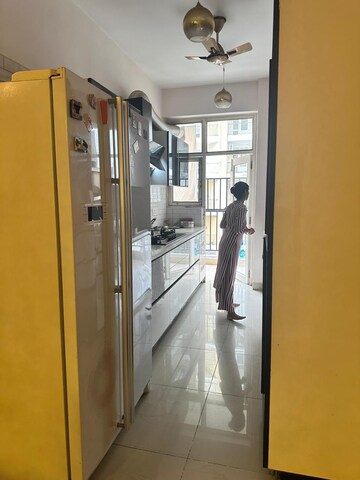 Building Lobby in 3 BHK Apartment at Panchsheel Wellington, Dundahera – for Sale