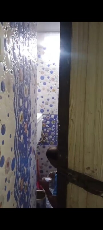 Bathroom in 1 RK Apartment at Omkar Indrapuri CHS, Goregaon East – for Rent