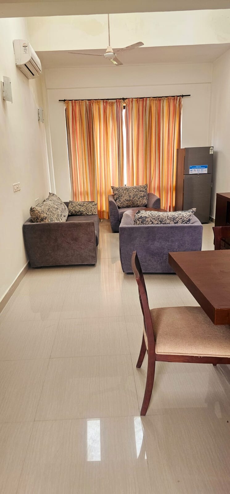 Living Room, greentech-city-duplex 3 Bedroom 2023 Sq.Ft. Penthouse In Rajarhat Kolkata 9044483