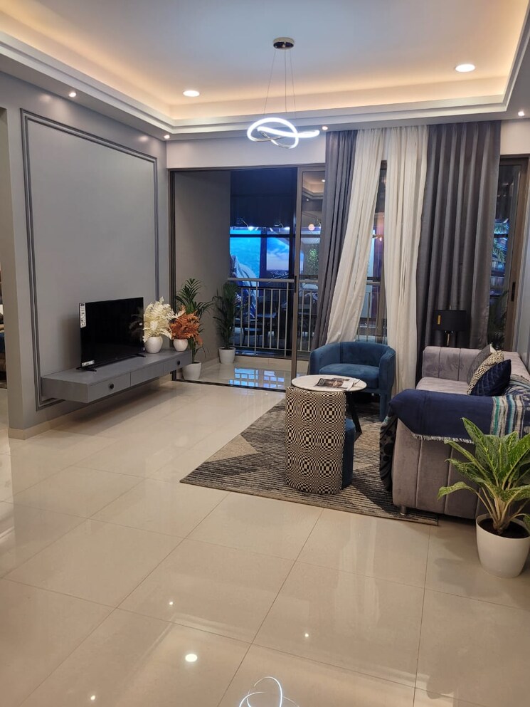 Living Room, kumar-primeview 2 Bedroom 730 Sq.Ft. Apartment In Hadapsar Pune 9044559