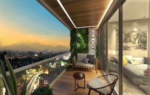 Balcony in 2 BHK Apartment at N Rose Northern Hills, Dahisar East – for Sale