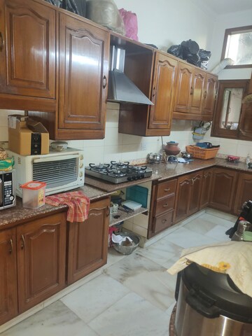 Kitchen in 3 BHK Builder Floor at Panchsheel Enclave – for Rent
