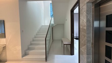 Staircase in 3 BHK Builder Floor at Sushant Lok I – for Sale