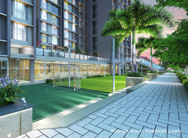 Balcony, n-rose-northern-hills 2 Bedroom 701 Sq.Ft. Apartment In Dahisar East Mumbai 9044795