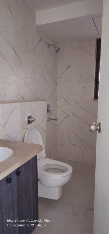 Bathroom in 3 BHK Apartment at Runwal Bliss, Kanjurmarg East – for Rent