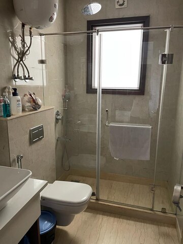 Bathroom in 3 BHK Builder Floor at Dlf Phase ii – for Rent
