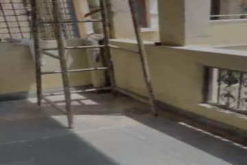 Staircase in 1 BHK Apartment at Sanath Nagar – for Rent