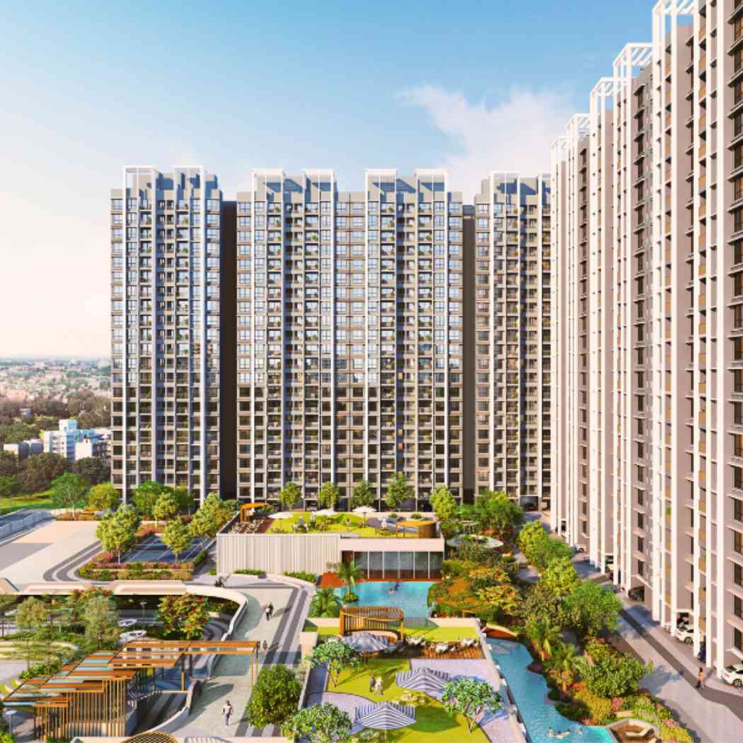 2 BHK 858 Sq.Ft. Apartment in Dosti Greenscape