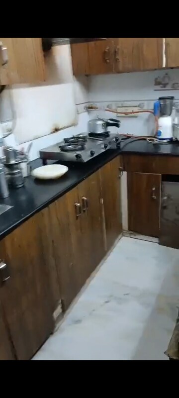 Kitchen in 2 BHK Builder Floor at Lajpat Nagar – for Rent