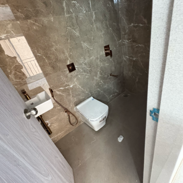 Attached Bathroom in 1 BHK Apartment at Pestom Sagar Colony, Tilak Nagar – for Rent