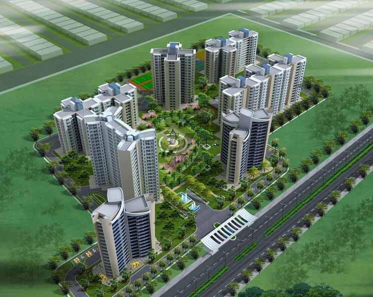 Exterior View, bptp-discovery-park 3 Bedroom 956 Sq.Ft. Apartment In Sector 80 Faridabad 9045385