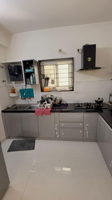 Kitchen in 3 BHK Apartment at Dukes Galaxy, Banjara Hills – for Rent