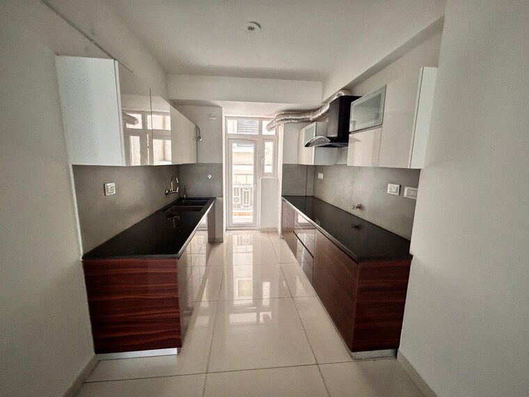 Kitchen, hermitage-centralis 4 Bedroom 3400 Sq.Ft. Apartment In Vip Road Zirakpur 9045427