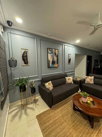 Living Room in 2 BHK Apartment at Saket – for Rent