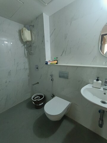 Bathroom in 1 BHK Apartment at Lodha Palava Fontana C To H, Dombivli East – for Rent