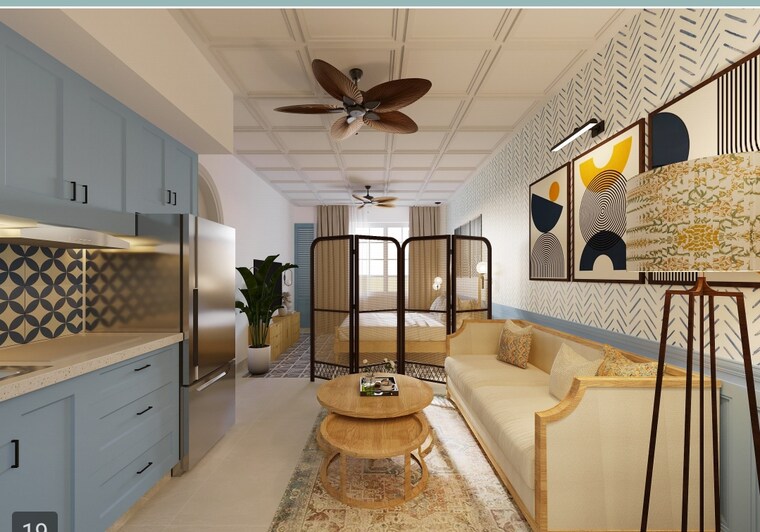 Living Room, siolim 2 Bedroom 1650 Sq.Ft. Apartment In Siolim Goa 9045618