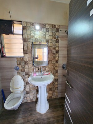 Bathroom in 2 BHK Apartment at GK Silverland Residency Phase 3, Ravet – for Sale