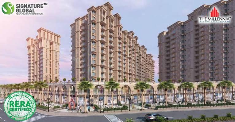 3 BHK + Pooja Room Apartment For Sale in Signature The Millennia 2