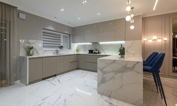 Kitchen in 3 BHK Apartment at Godrej Vrikshya, Sector 103 – for Sale
