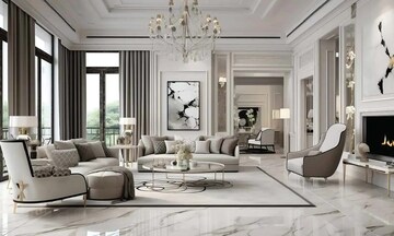 Living Room in 3 BHK Apartment at Godrej Vrikshya, Sector 103 – for Sale