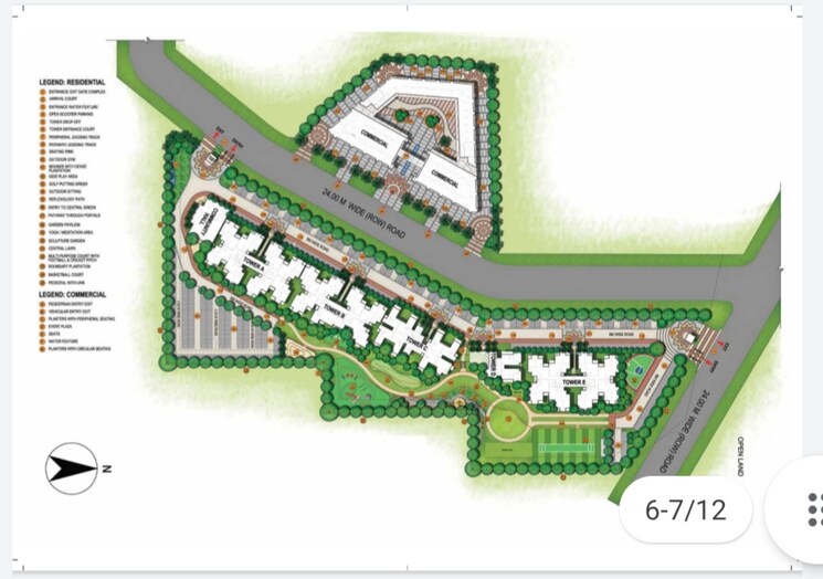 Master Plan, signature-global-golf-greens 3 Bedroom 728 Sq.Ft. Apartment In Sector 79 Gurgaon 9046173