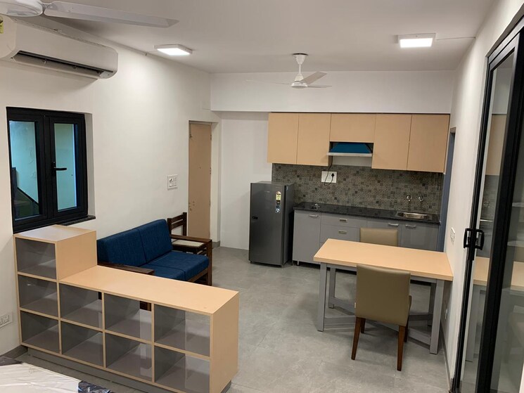 Kitchen, saket Studio 400 Sq.Ft. Apartment In Saket Delhi 9046213