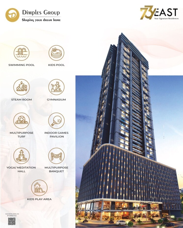 Exterior View, dimples-73-east 2 Bedroom 818 Sq.Ft. Apartment In Kandivali West Mumbai 9046312