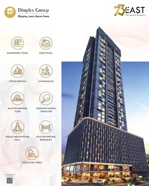 3.5 BHK Apartment For Sale in Dimples 73 East, Kandivali West