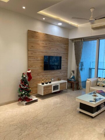 Living Room in 2 BHK Apartment at Omkar Alta Monte, Malad East – for Sale
