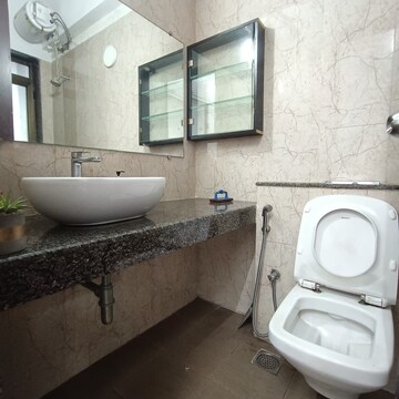 Bathroom in 3 BHK Apartment at CCI Rivali Park Wintergreen, Magathane – for Rent