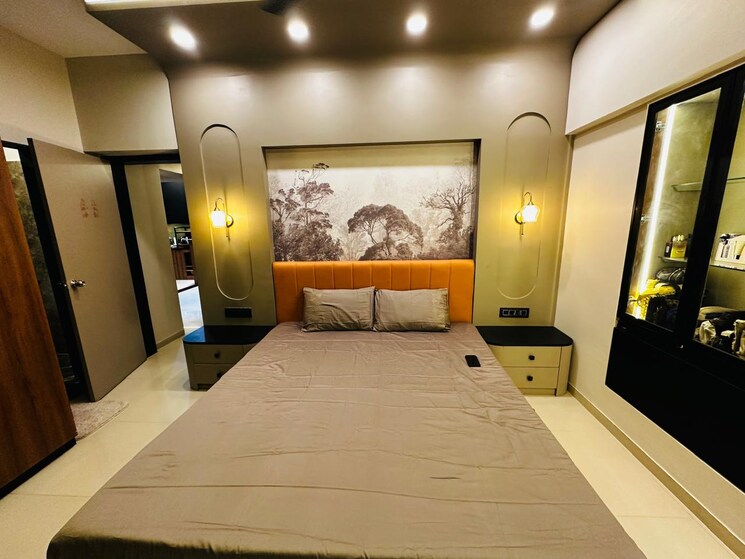 Bedroom, twin-towers-apartment 3 Bedroom 1680 Sq.Ft. Apartment In Aundh Pune 9046521