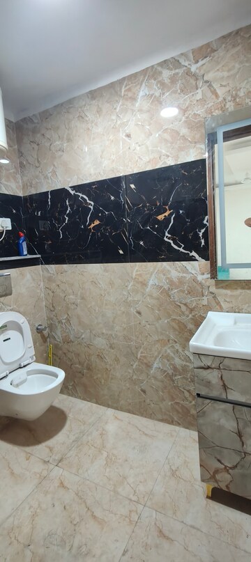 Attached Bathroom in 3 BHK Builder Floor at Chattarpur – for Rent